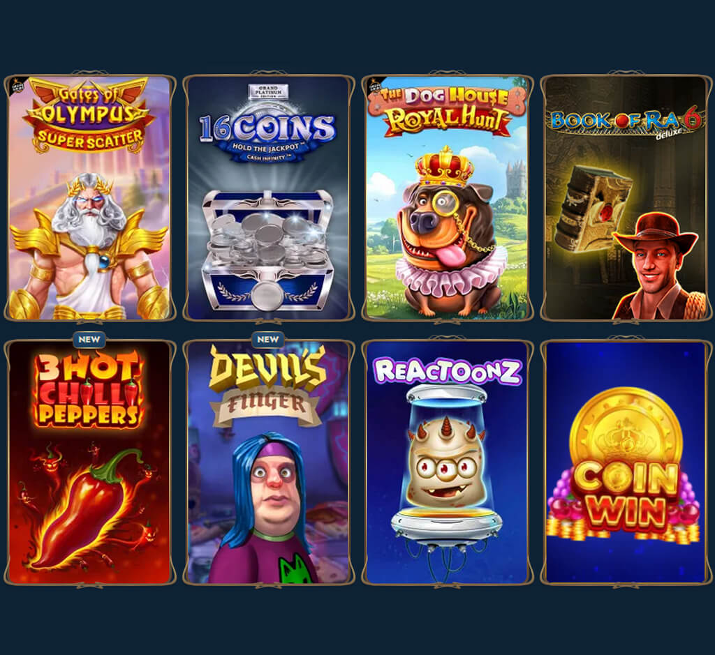 RichRoyal Spielautomaten auf dem Desktop RichRoyal Spielautomaten auf dem Desktop