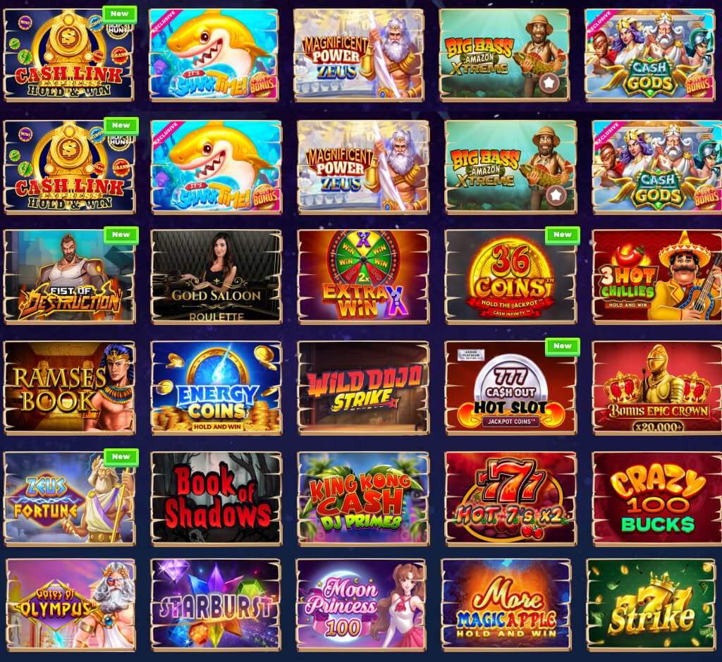 Wazamba beliebte Spiele auf dem Desktop Wazamba beliebte Spiele auf dem Desktop